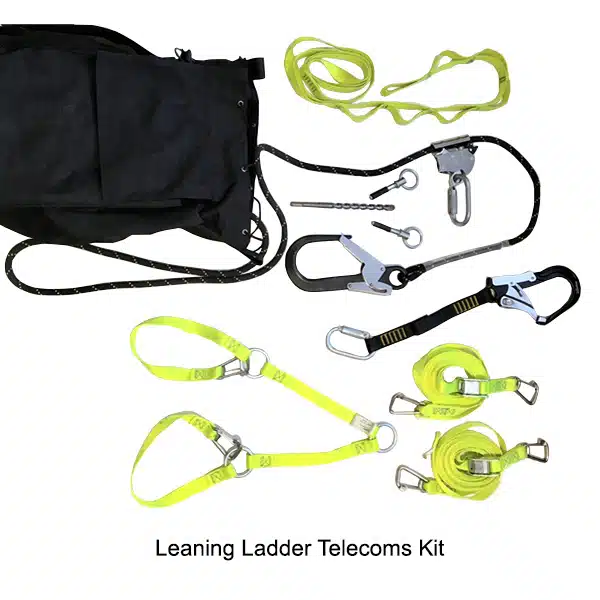 Leaning-Ladder-telecoms-kit