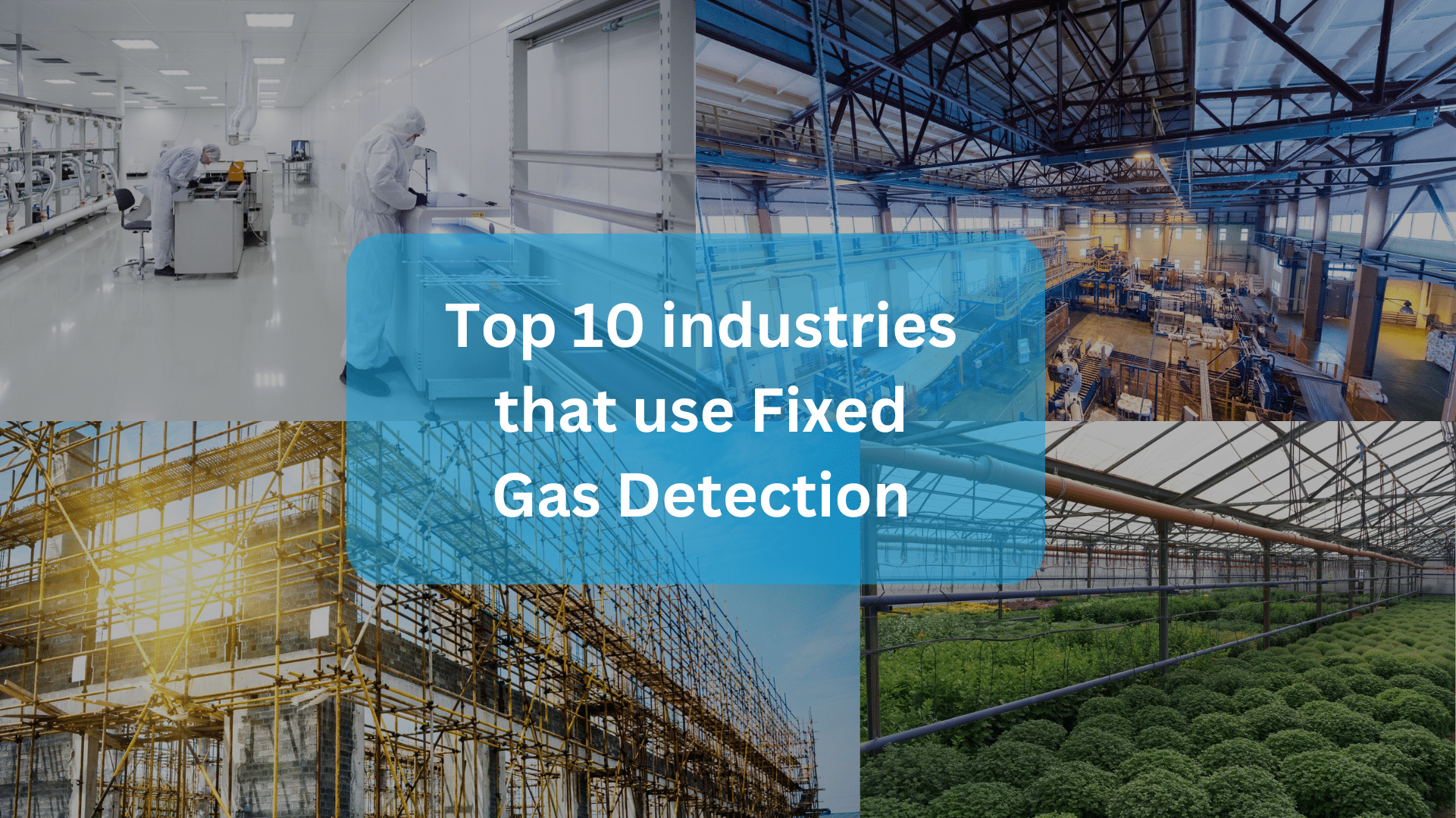 top 10 industries that use fixed gas detection